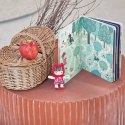 LILLIPUTIENS - Książeczka przygodowa z mini przytulanką kartonowa „Czerwony Kapturek" 2 lata+