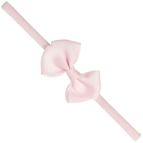 Opaska kokarda dziecięca little bow różowa