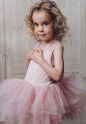 Sukienka tutu balet brudny róż dziecięca DOLLY BY LE PETIT TOM
