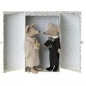 Maileg, Myszki - Młoda Para - Wedding mice couple in box