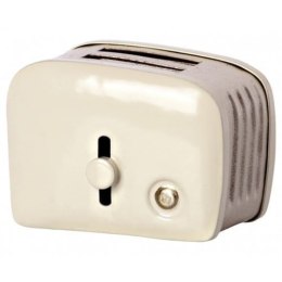 Maileg, toster biały Miniature toaster & bread - Off white
