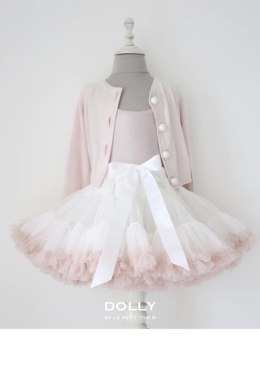 Spódniczka tiulowa biała-ballet pink PETTISKIRT DOLLY BY LE PETIT TOM